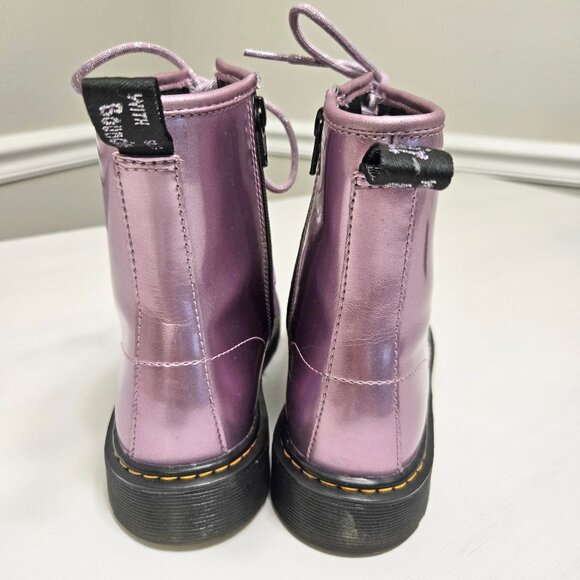 Dr Martens Metallic Lavender Womens Boots Size US 7 L, US 6 M , EU 38 - Picture 4 of 8